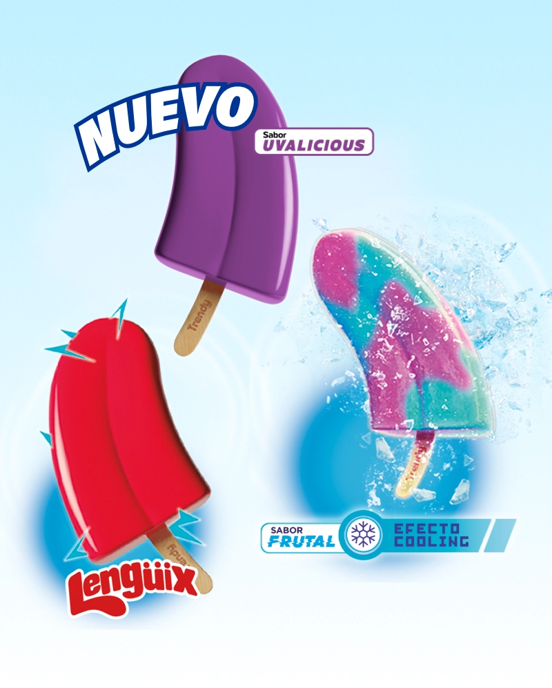 Helado Trendy  Lenguix