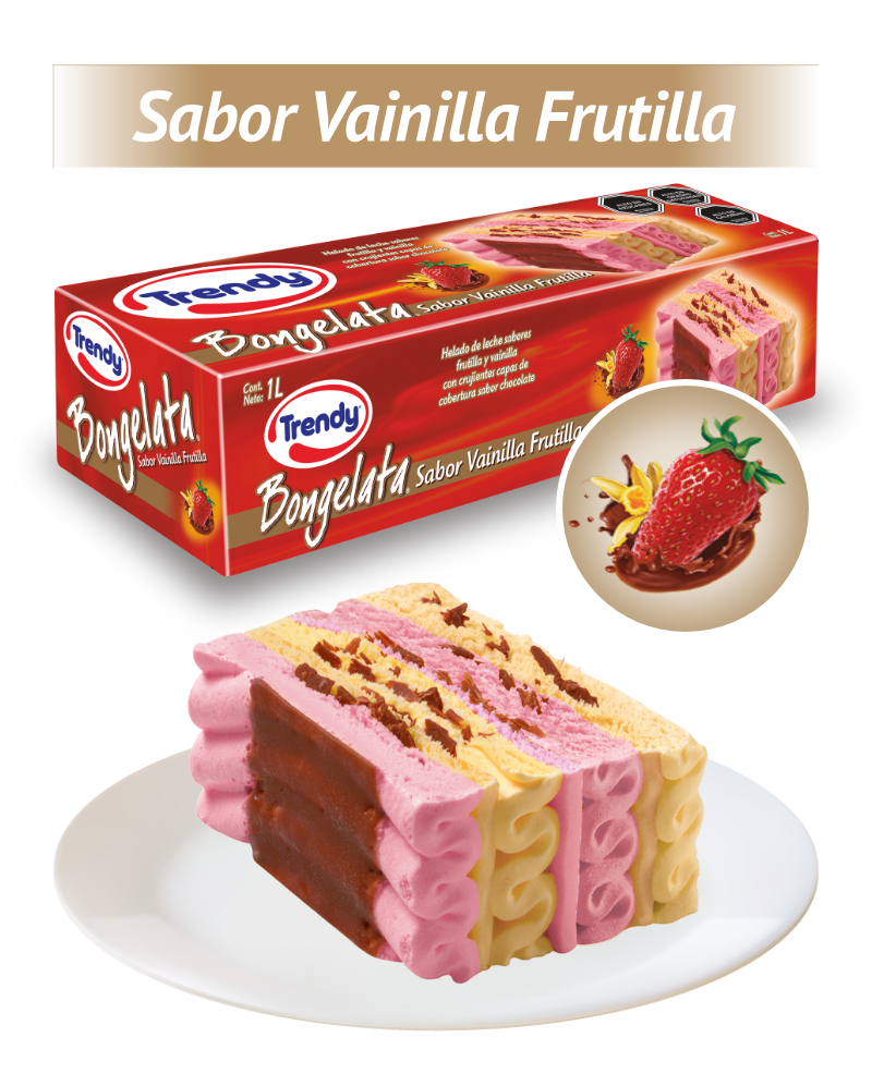 POSTRE BONGELATA VAINILLA FRUTILLA