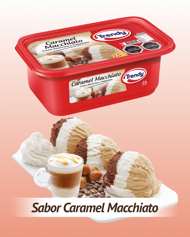 Cassata Trendy Sabor Caramel Macciato