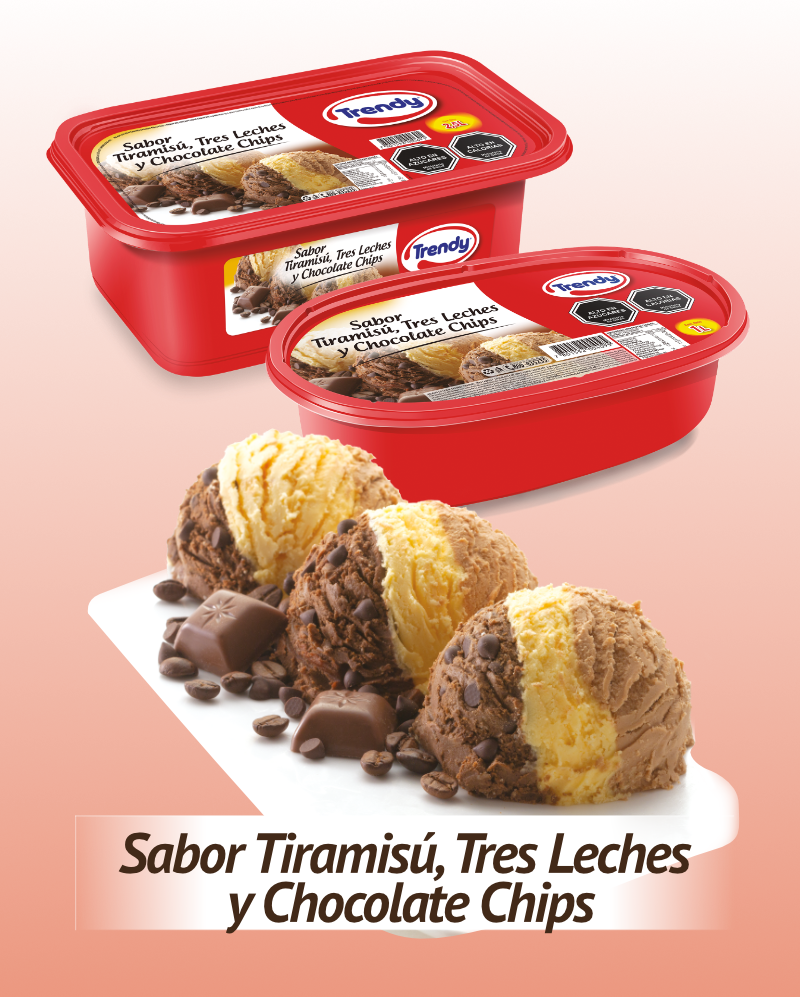 Cassata Trendy Sabor Tiramisú